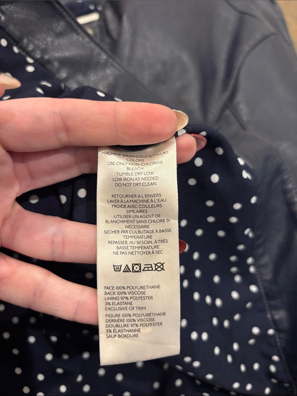 Maeve Collarless Vegan Leather Jacket sold at Anthropologie - Picture 10 of 10